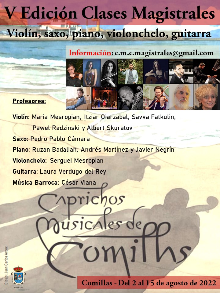 V EDICION CLASES MAGISTRALES CAPRICHOS MUSICALES DE COMILLAS