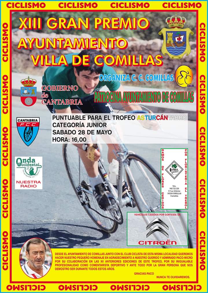 XIII GRAN PREMIO AYUNTAMIENTO DE COMILLAS