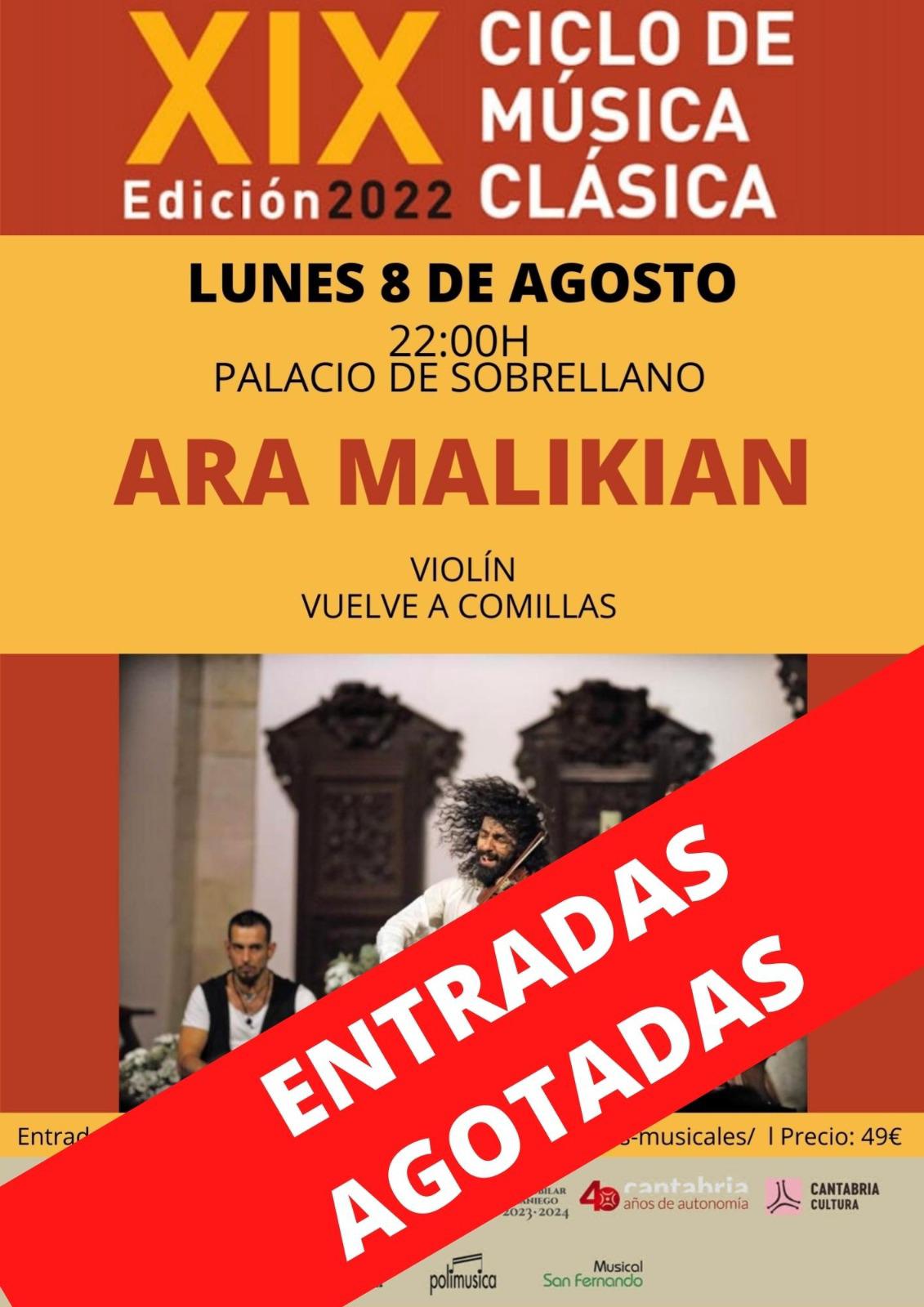 CAPRICHOS MUSICALES DE COMILLAS. Ara Malikian