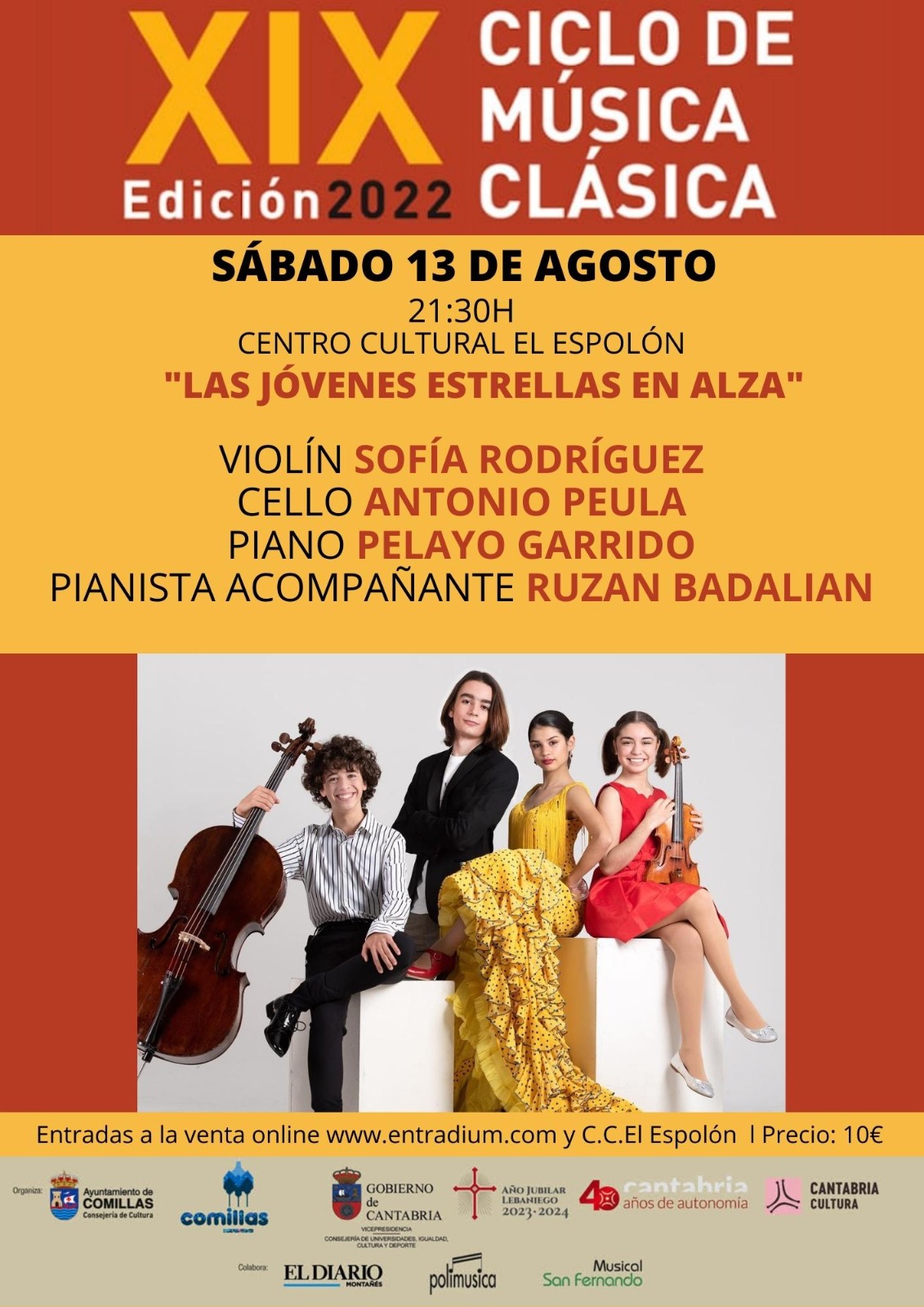 CAPRICHOS MUSICALES DE COMILLAS. « Las Jóvenes Estrellas en alza »