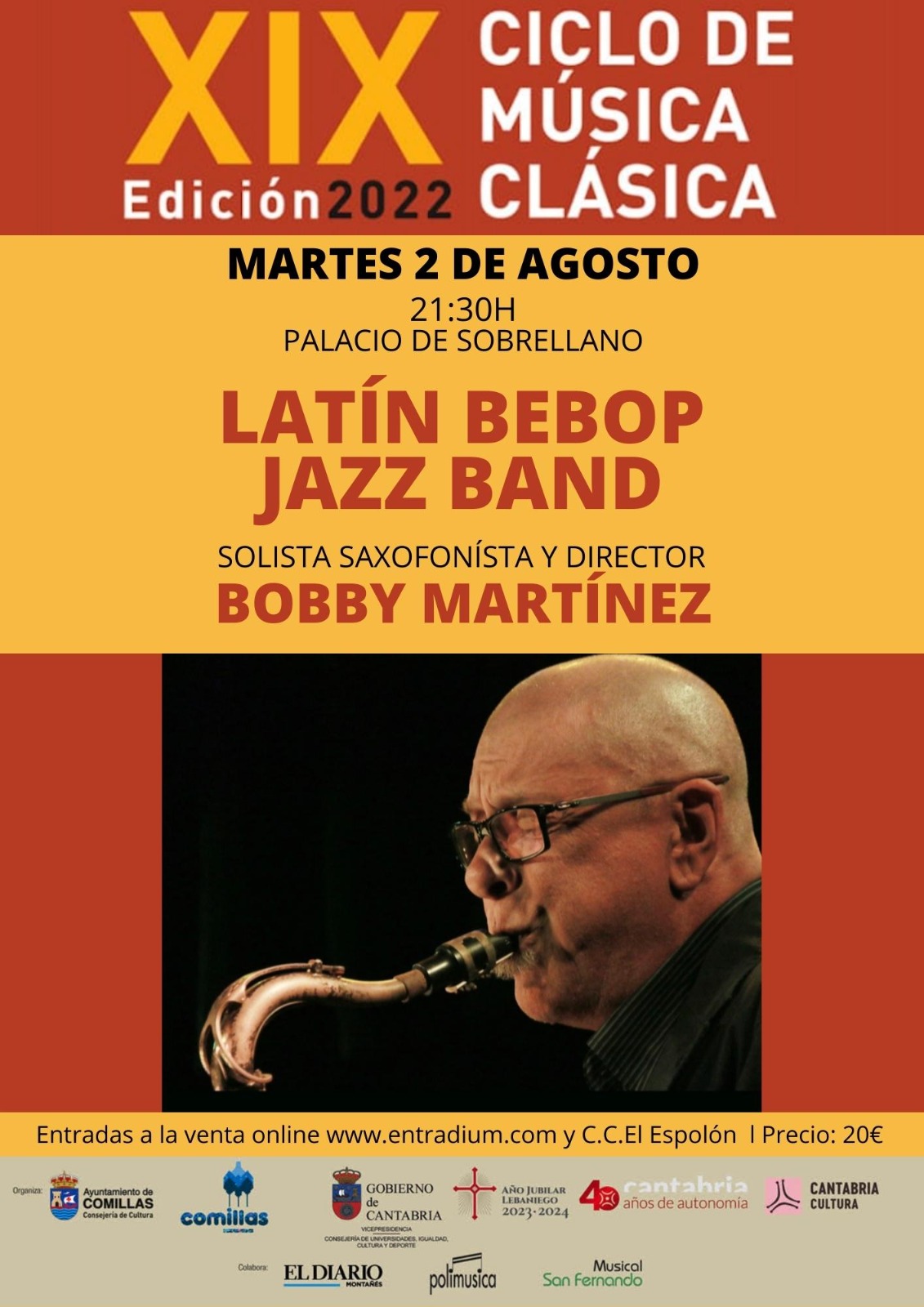 CAPRICHOS MUSICALES DE COMILLAS. Latín Bebop Jazz Band.