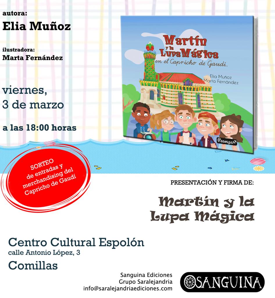 PRESENTACION Y FIRMA DEL LIBRO MARTIN Y LA LUPA MAGICA