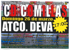 FUTBOL CD COMILLAS – ATCO. DEVA