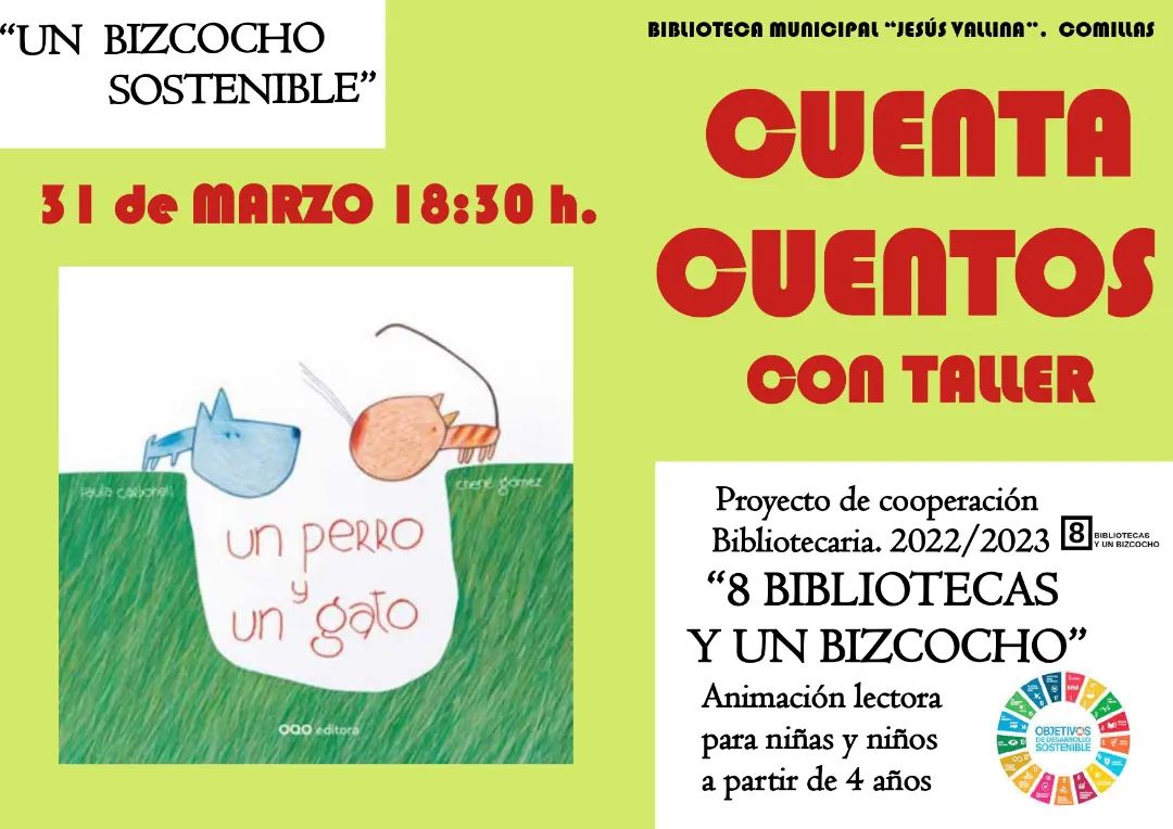 CUENTA CUENTOS CON TALLER