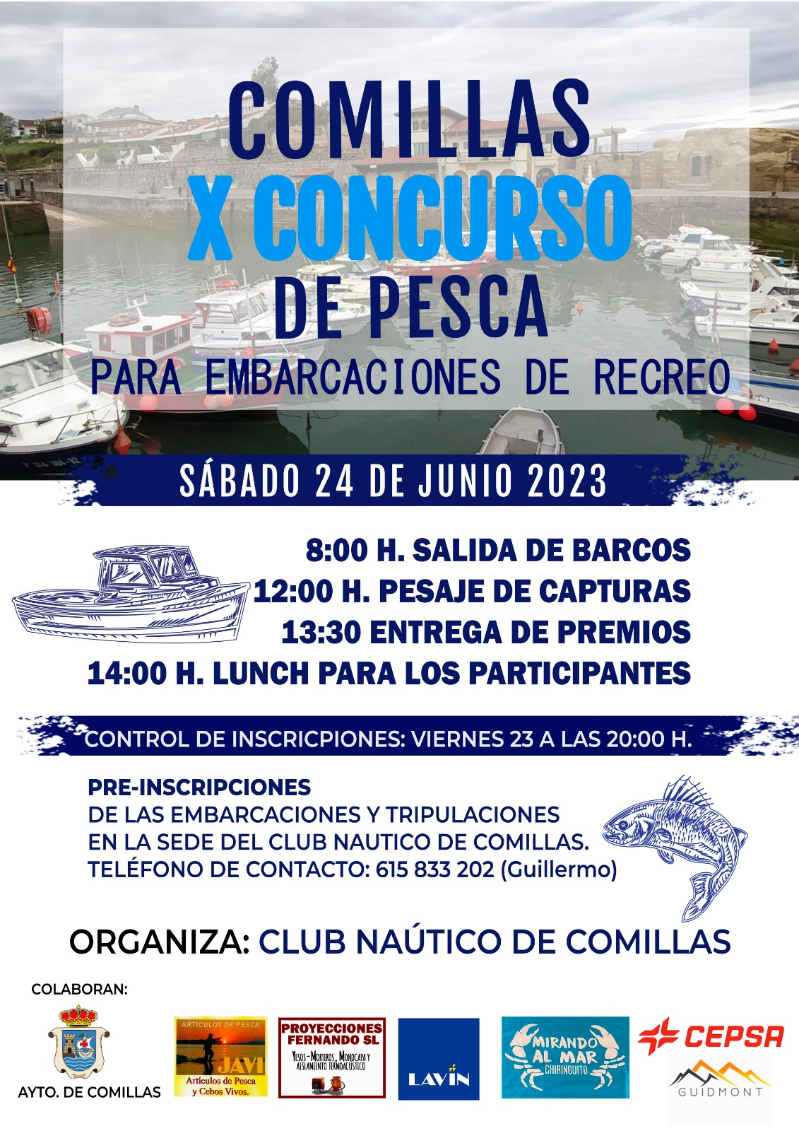 CONCURSO DE PESCA SOBRE EMBARCACIÓN