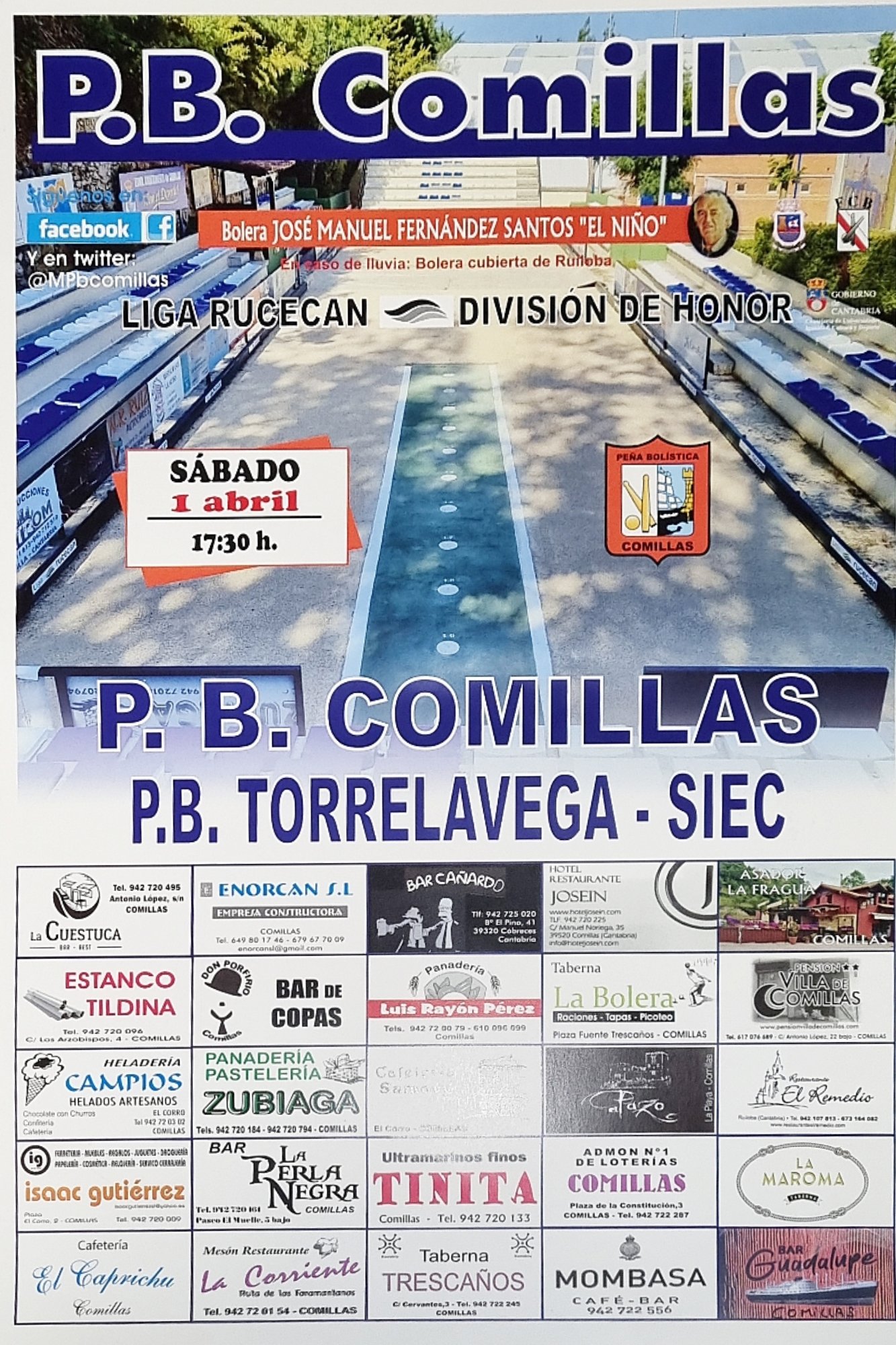 BOLOS PB COMILLAS – PB TORRELAVEGA SIEC