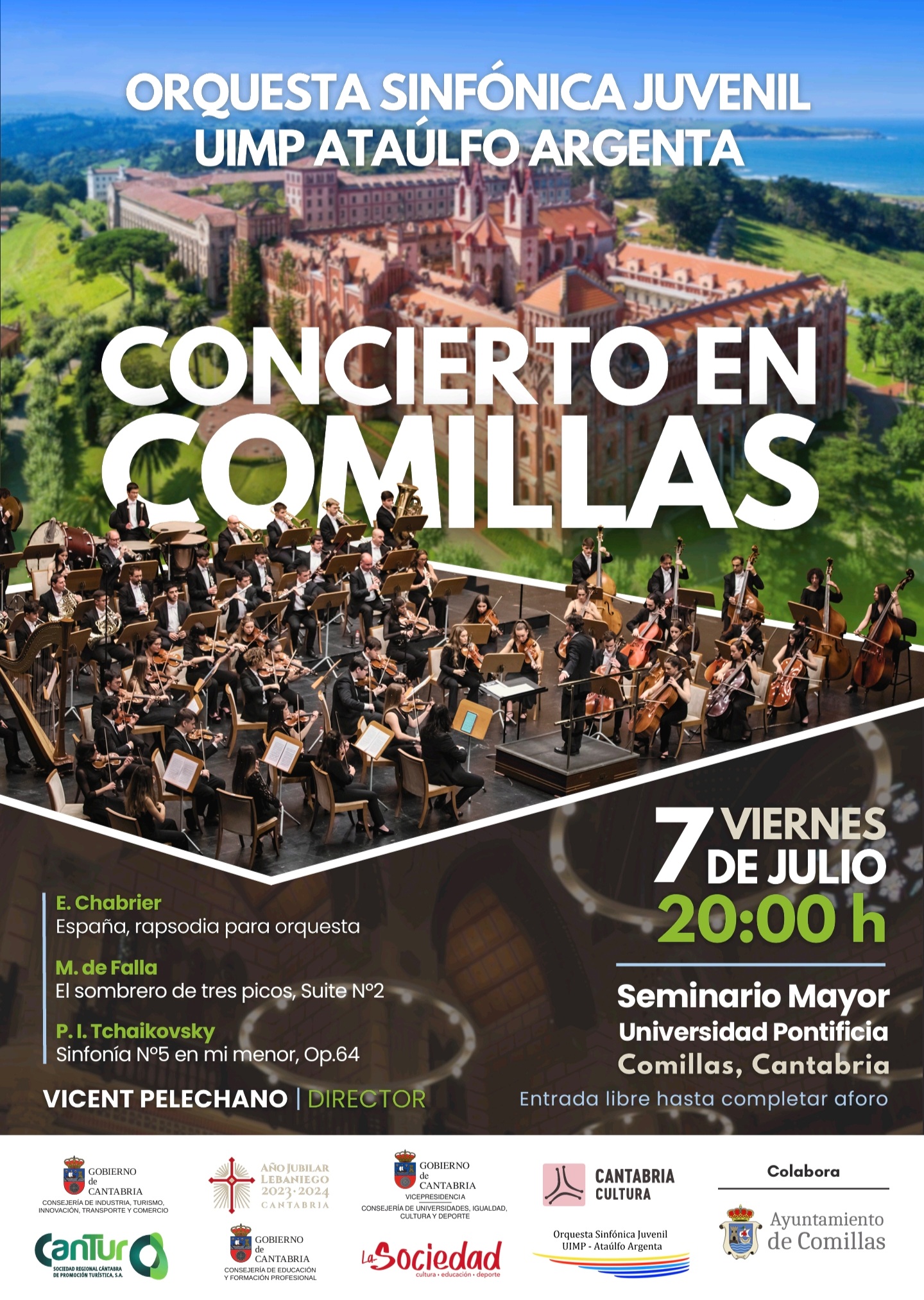 CONCIERTO DE LA ORQUESTA SINFONICA JUVENIL ATAULFO ARGENTA UIMP
