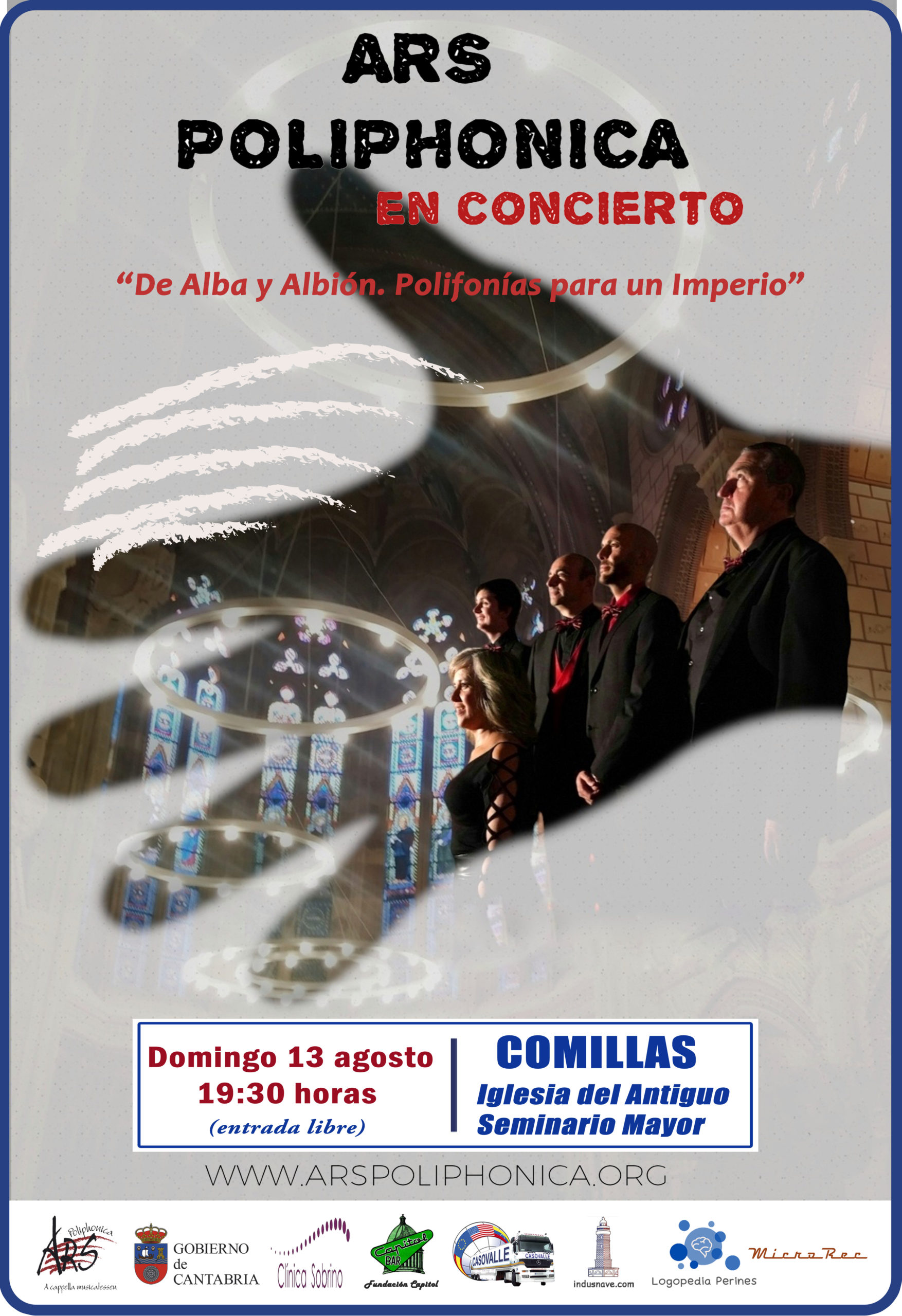 CONCIERTO ARS POLIPHONICA “De Alba y Albión. Polifonías para un Imperio”