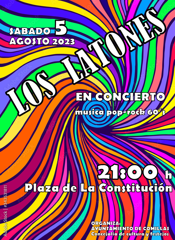 GRAN CONCIERTO DE « LOS LATONES » MÚSICA DE LOS AÑOS 60