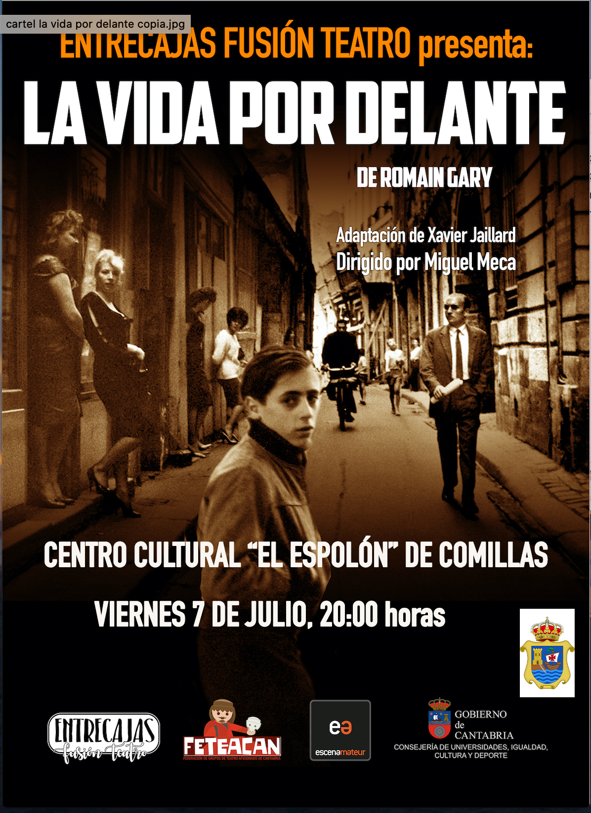 II CICLO DE TEATRO AMATEUR: ENTRECAJAS FUSION « LA VIDA POR DELANTE »