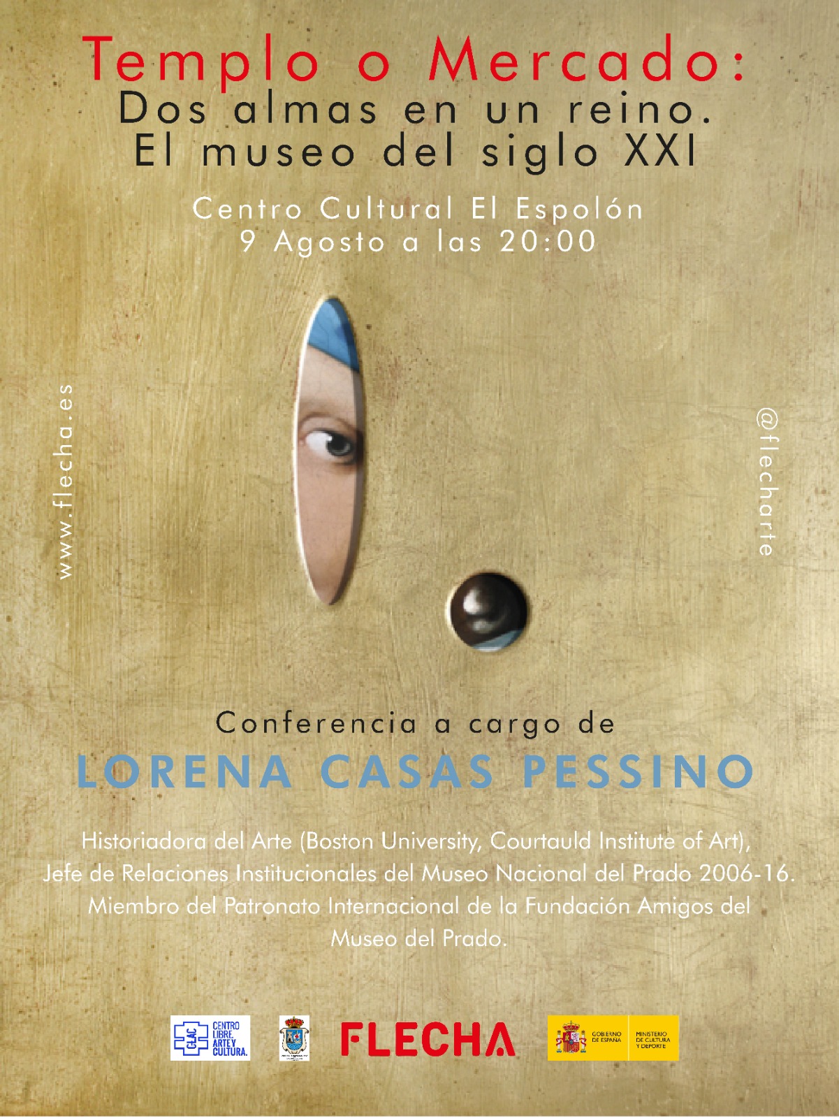 CONFERENCIA DE ARTE «TEMPLO O MERCADO: DOS ALMAS EN UN REINO. EL MUSEO DEL SIGLO XXI»
