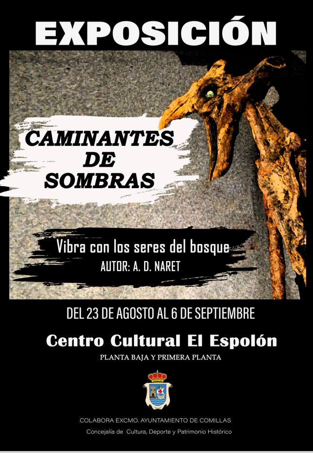 EXPOSICION CAMINANTES DE SOMBRAS. VIBRA CON LOS SERES DEL BOSQUE