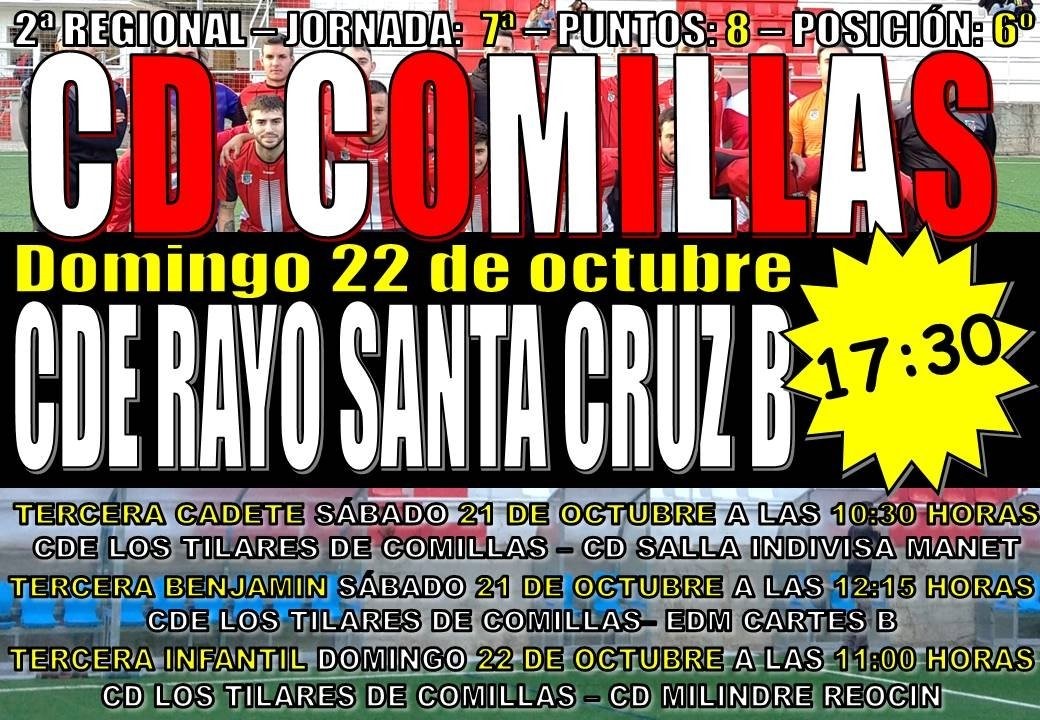 FUTBOL CD COMILLAS – CDE RAYO SANTA CRUZ B
