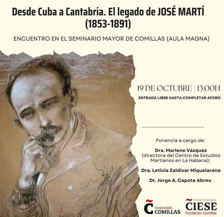DESDE CUBA A CANTABRIA. EL LEGADO DE JOSÉ MARTÍ (1853-1891)