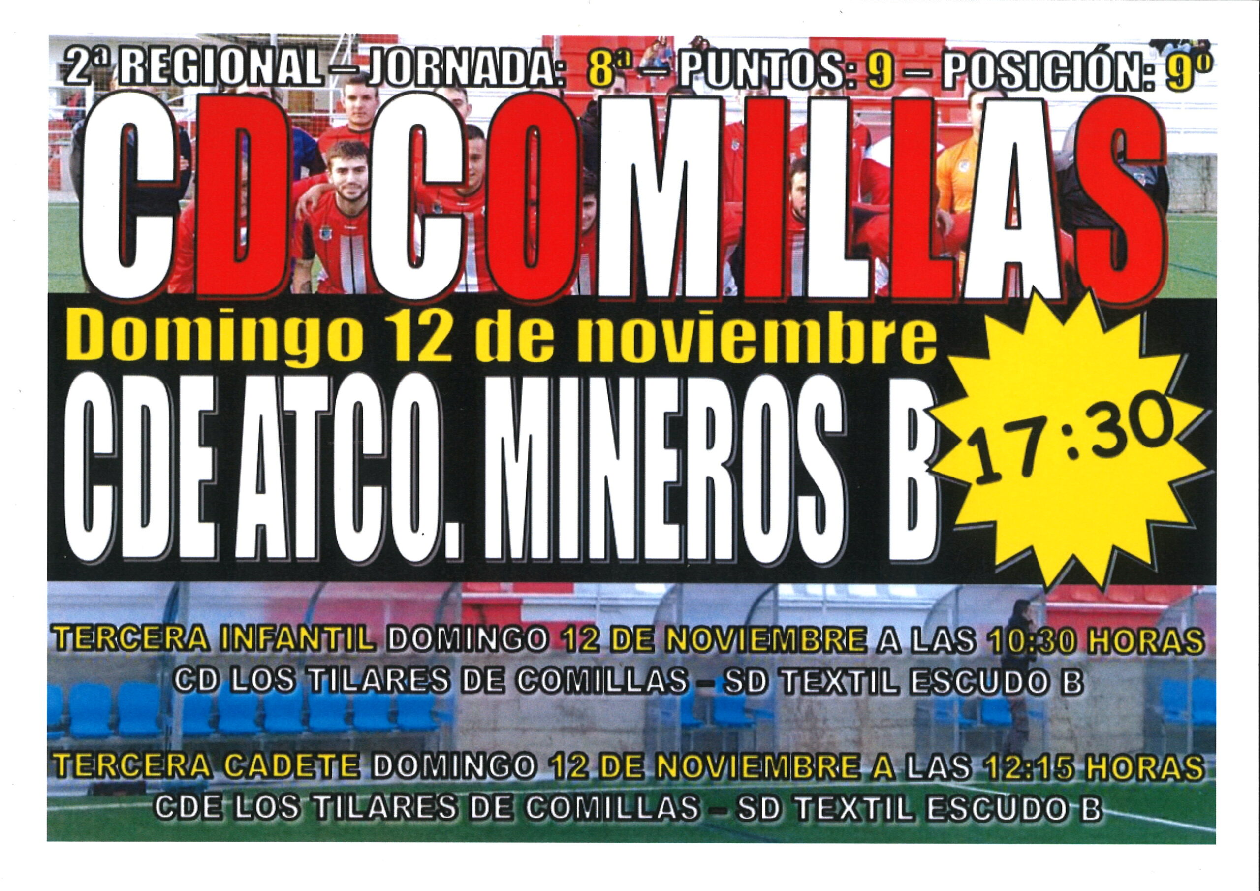 PARTIDO C.D COMILLAS – CDE. ATCO. MINEROS B