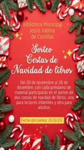 SORTEO CESTAS DE NAVIDAD DE LIBROS