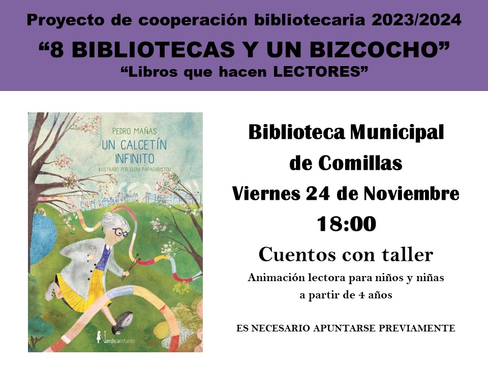 8 BIBLIOTECAS Y UN BIZCOCHO