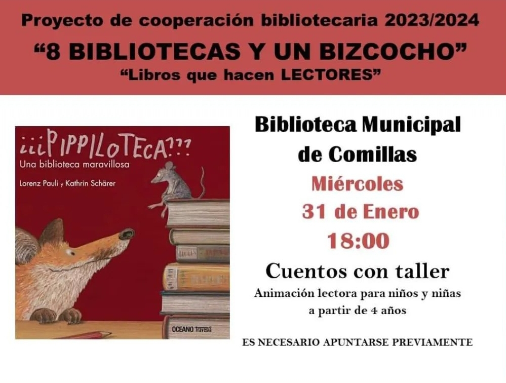 Ocho Bibliotecas y un bizcocho