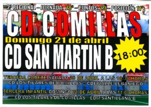 PARTIDO DE FUTBOL CD COMILLAS VS CD SAN MARTIN B