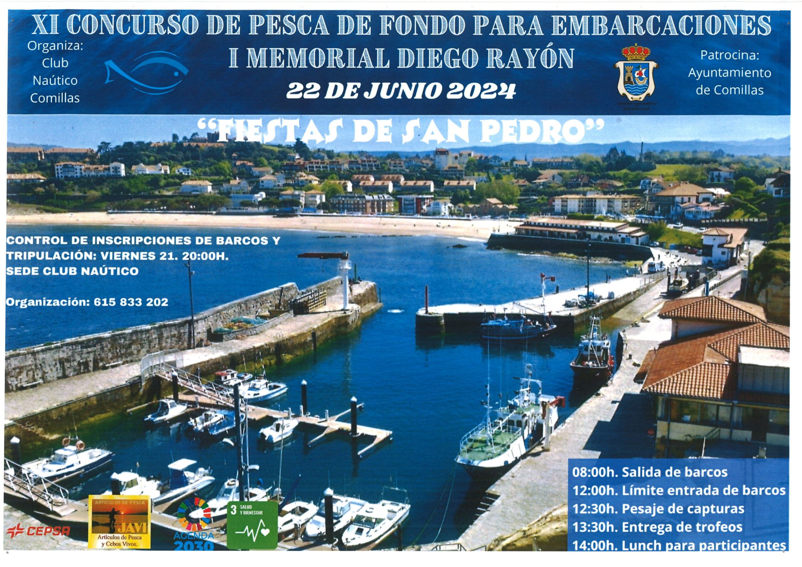 XI CONCURSO DE PESCA DE FONDO PARA EMBARCACIONES I MEMORIAL DIEGO RAYON