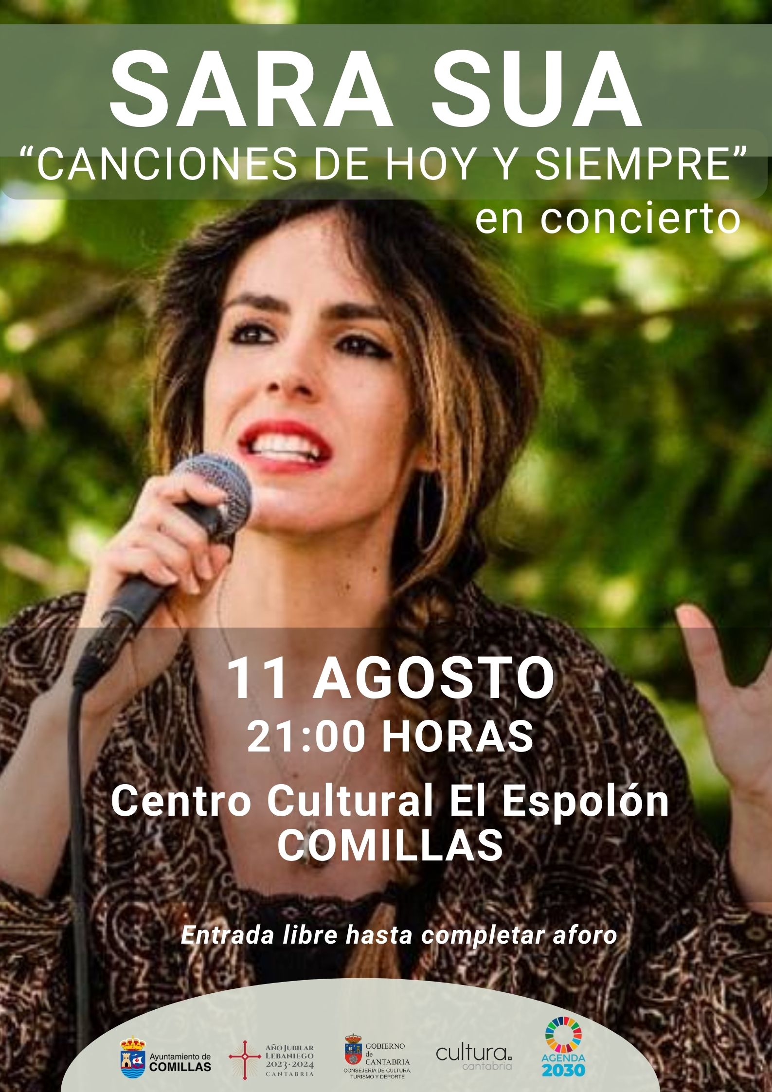CONCIERTO «CANCIONES DE HOY Y SIEMPRE» SARA SUA