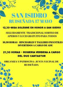 FIESTAS DE SAN ISIDRO 2025