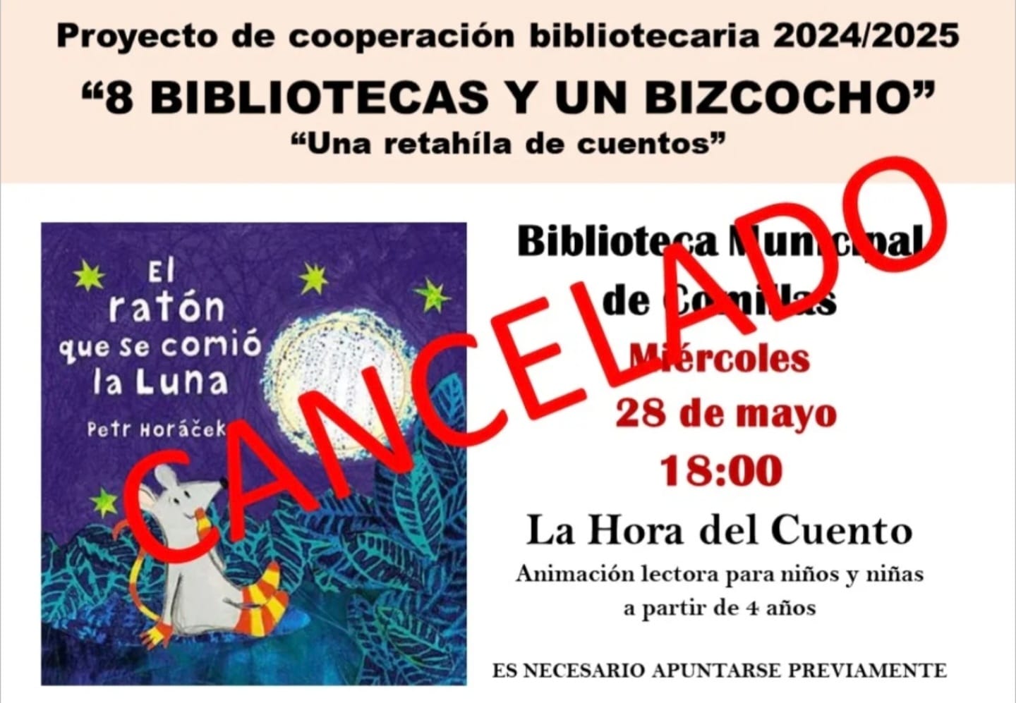 8 BIBLIOTECAS Y UN BIZCOCHO “UNA RETAHÍLA DE CUENTOS”