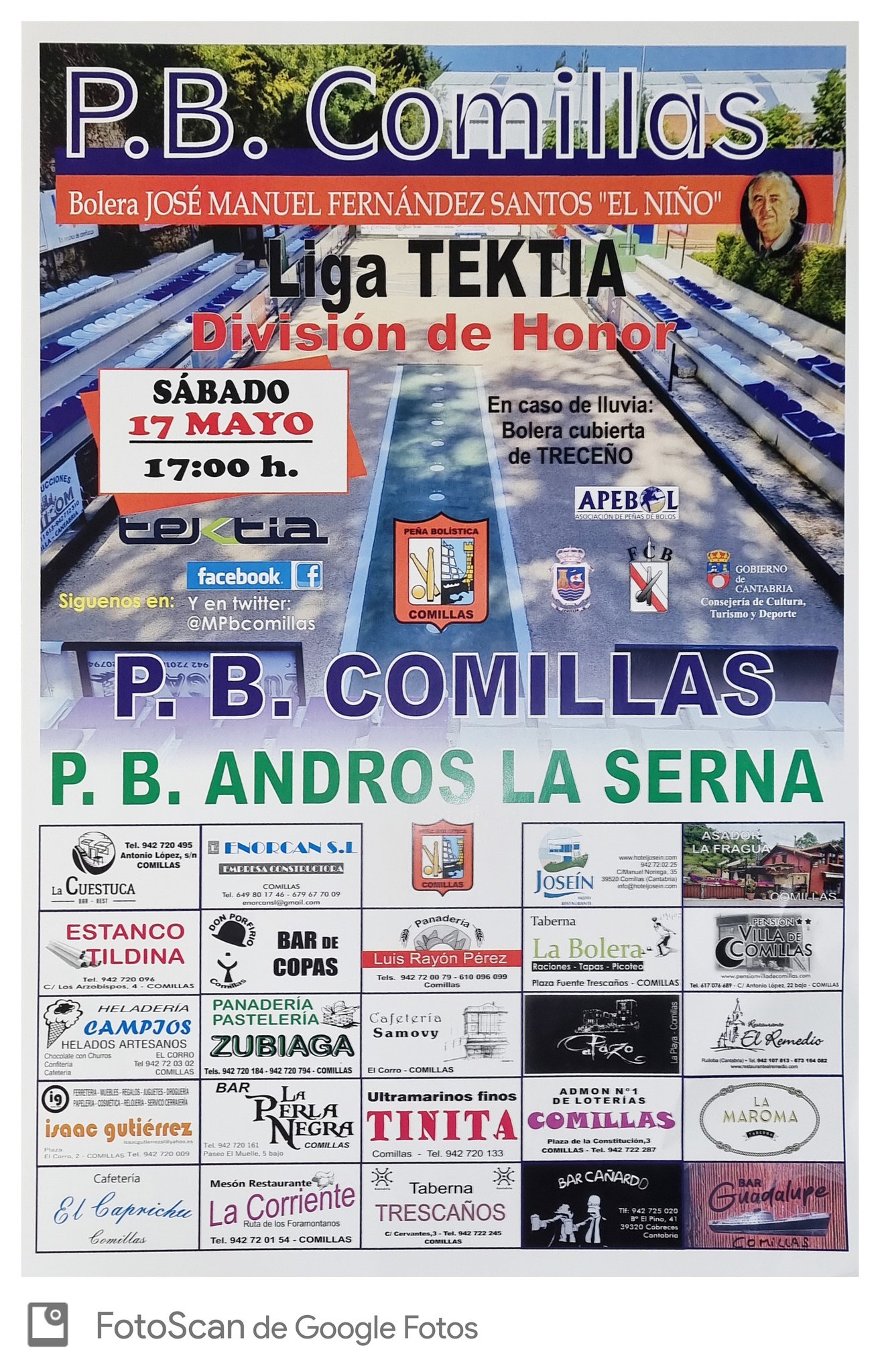 PB COMILLAS – PB ANDROS LA SERNA