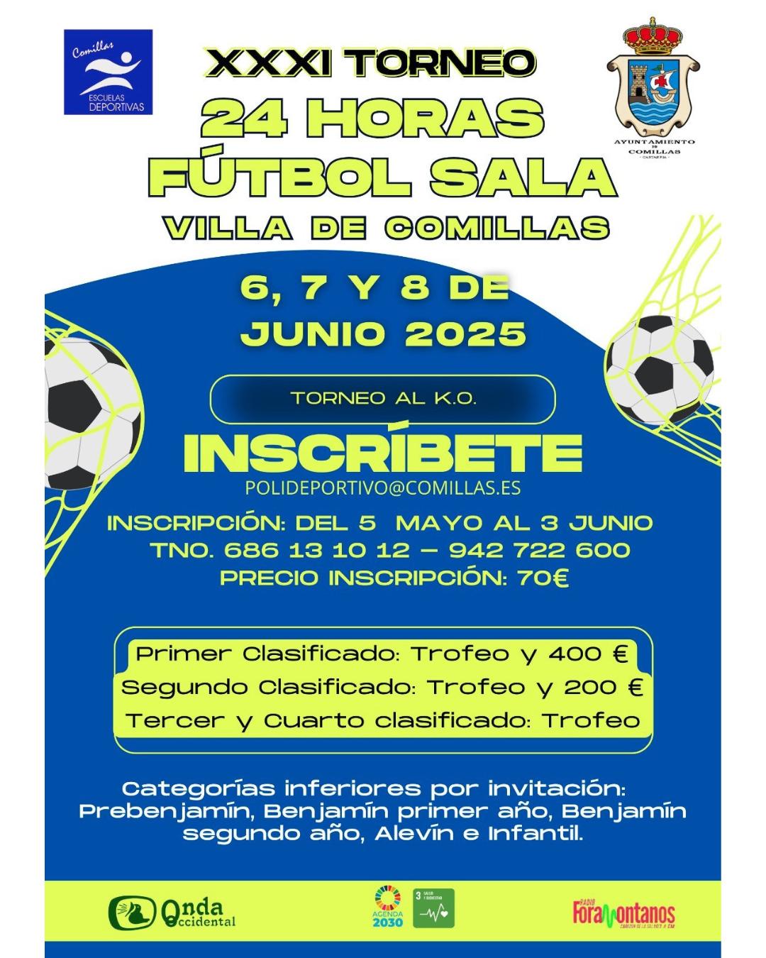 XXXI TORNEO 24 HORAS FUTBOL SALA VILLA DE COMILLAS