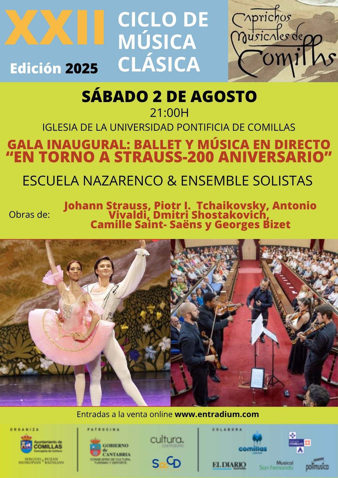 XXII CICLO DE MÚSICA CLÁSICA CAPRICHOS MUSICALES