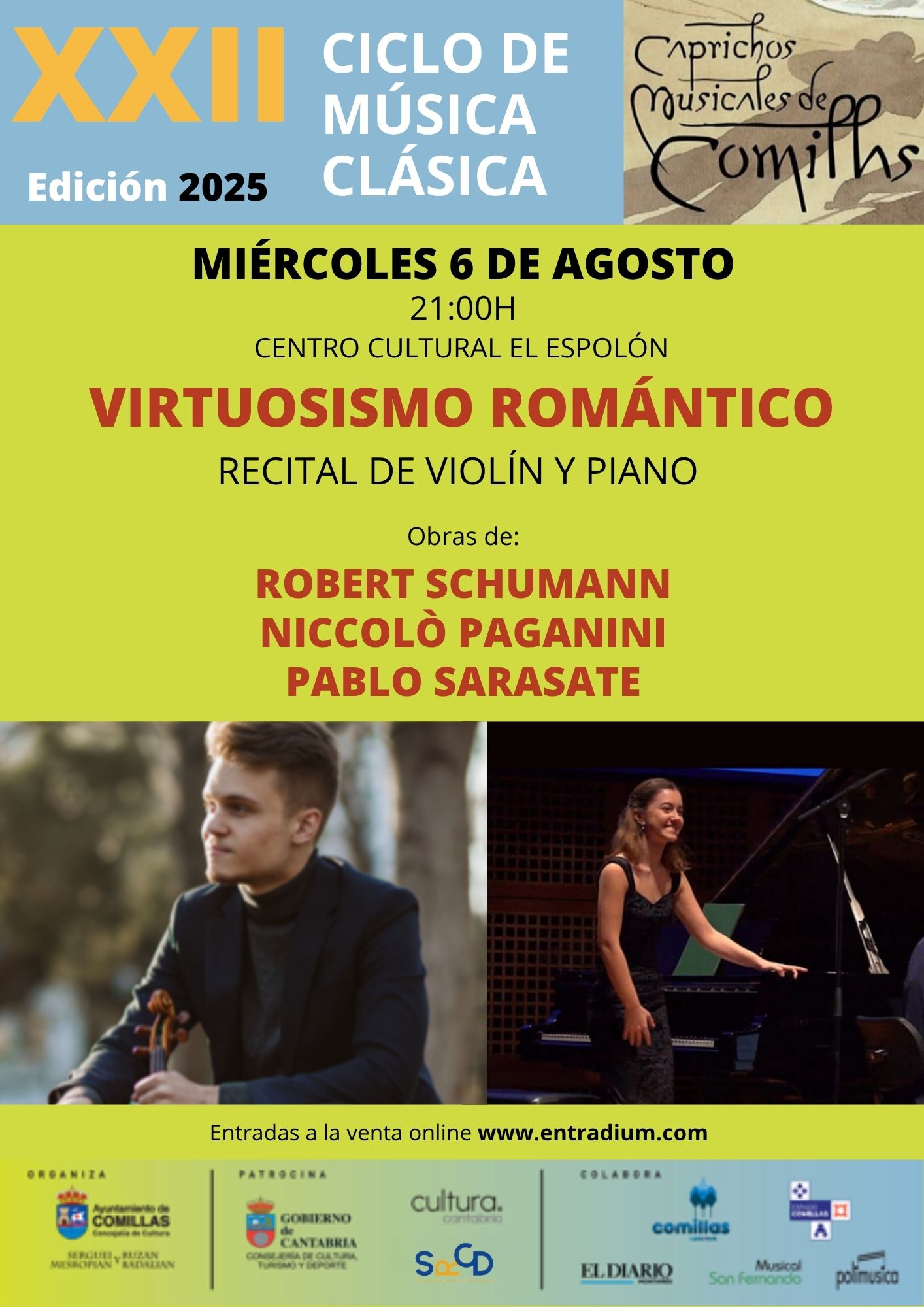 XII CICLO DE MUSICA CLASICA CAPRICHOS MUSICALES