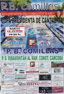 PARTIDO BOLOS: P.B. COMILLAS – P.B. RIBAMONTÁN AL MAR CONST. CÁRCOBA