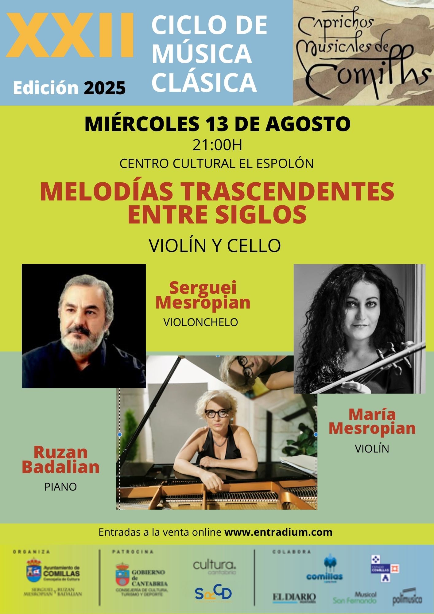 XII CICLO DE MUSICA CLASICA CAPRICHOS MUSICALES
