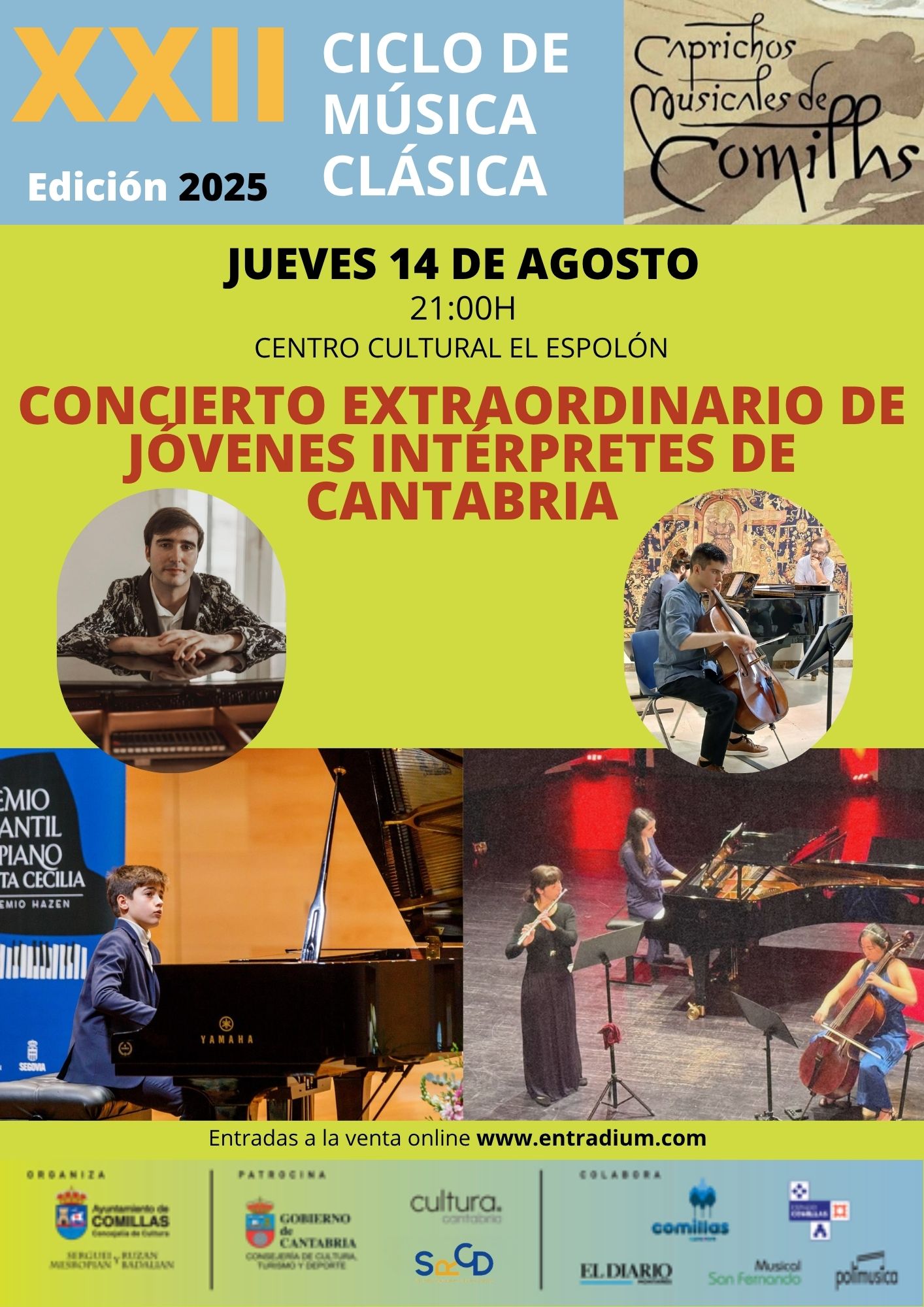 XII CICLO DE MUSICA CLASICA CAPRICHOS MUSICALES