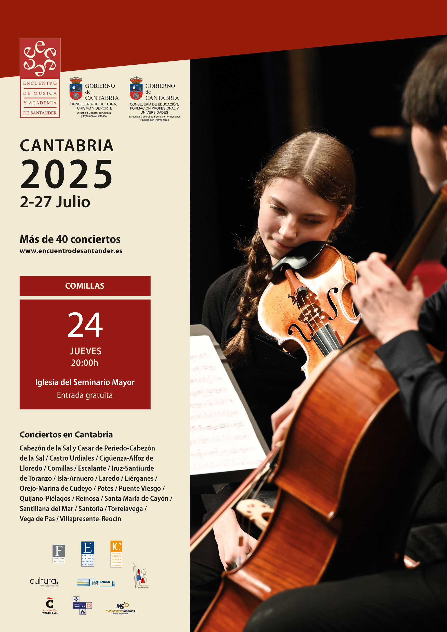 CONCIERTO ENCUENTRO MÚSICA Y ACADEMIA
