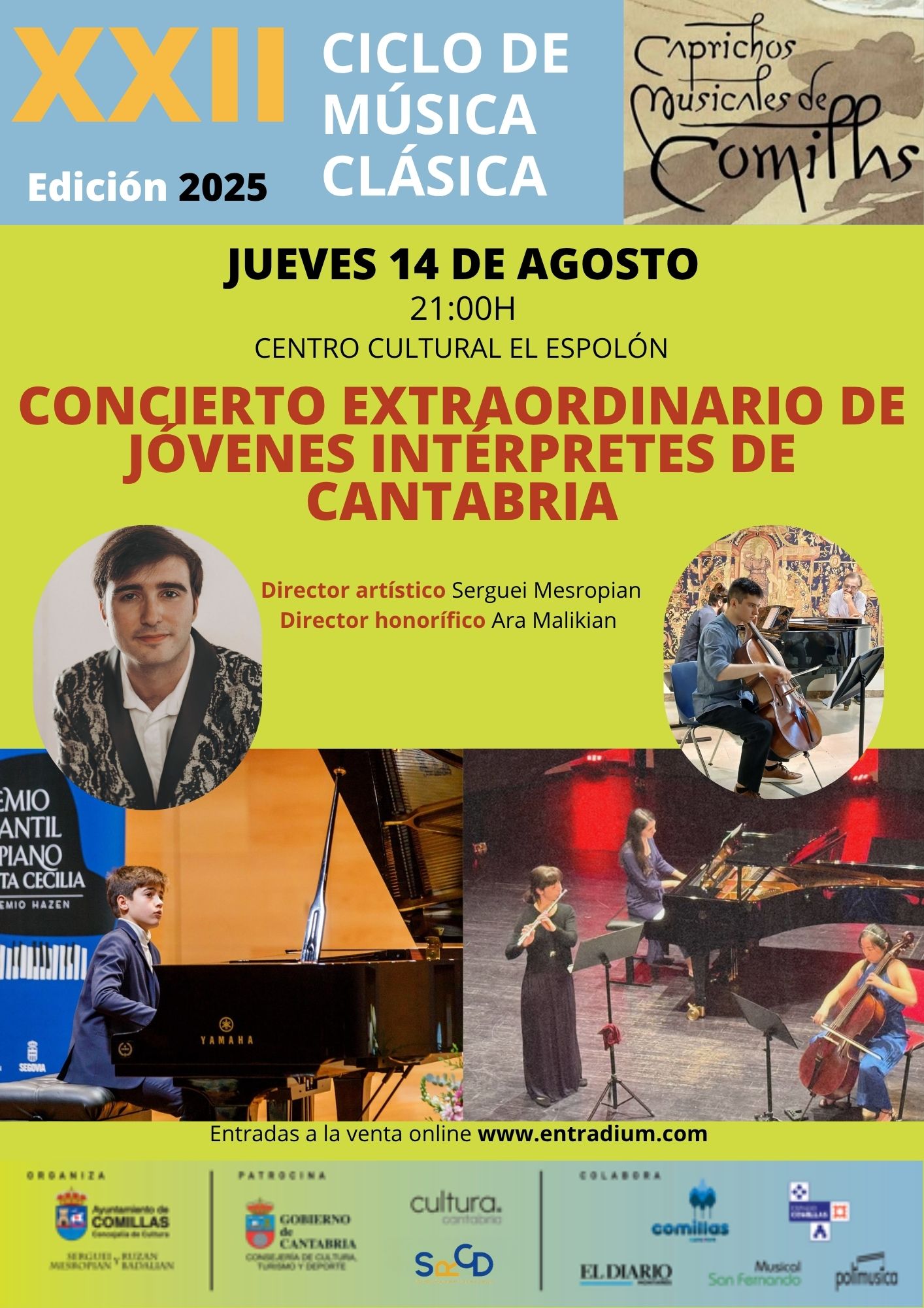 XII CICLO DE MUSICA CLASICA CAPRICHOS MUSICALES