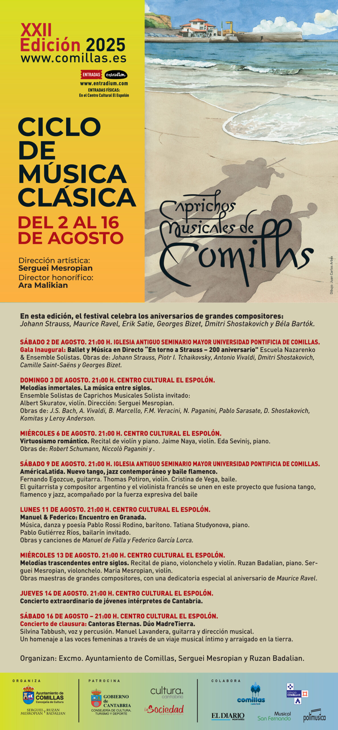 XXII CICLO DE MÚSICA CLÁSICA CAPRICHOS MUSICALES