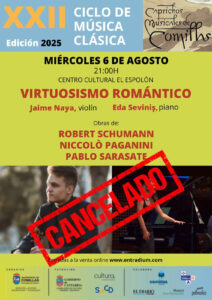 XII CICLO DE MUSICA CLASICA CAPRICHOS MUSICALES