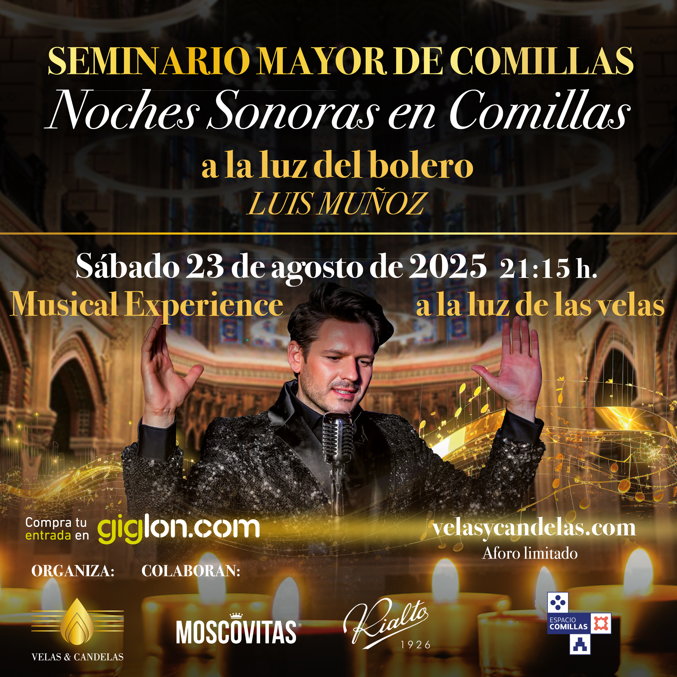 NOCHES SONORAS EN COMILLAS A LA LUZ DEL BOLERO LUIS MUÑOZ