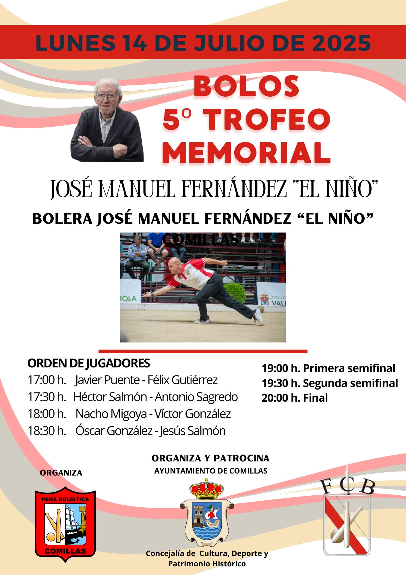 V MEMORIAL DE BOLOS JOSÉ MANUEL FERÁNDEZ « EL NIÑO »