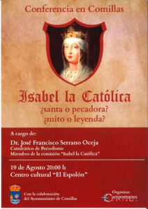 CONFERENCIA  ISABEL LA CATOLICA ¿SANTA O PECADORA?¿MITO O LEYENDA?