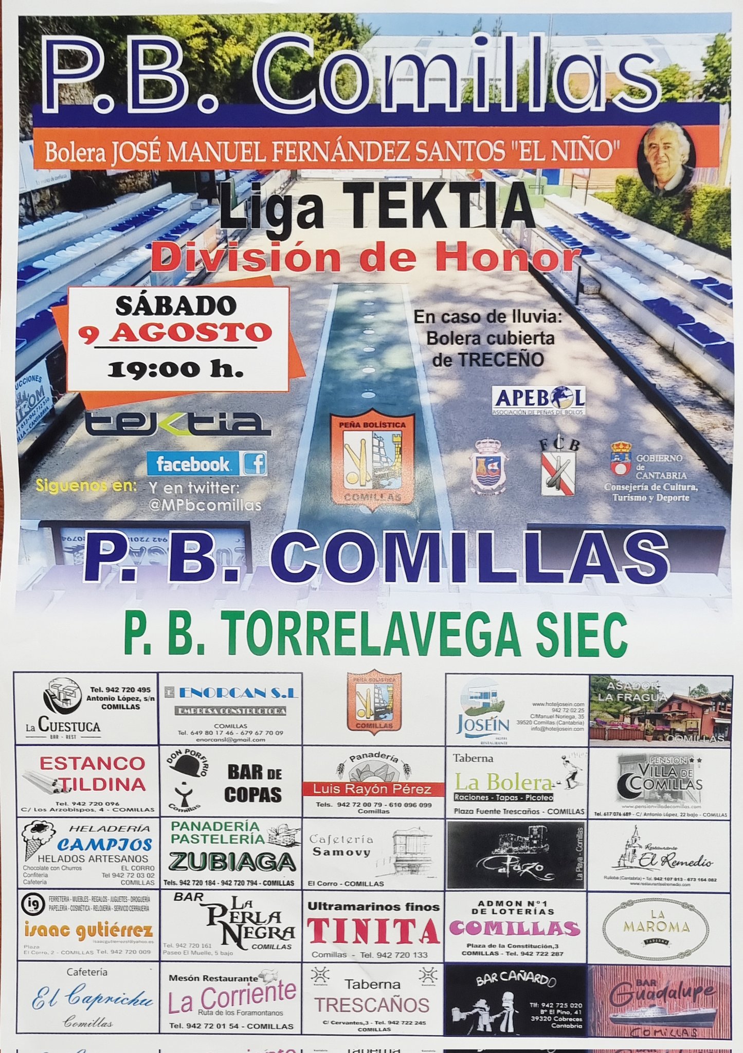 PARTIDO BOLOS COMILLAS