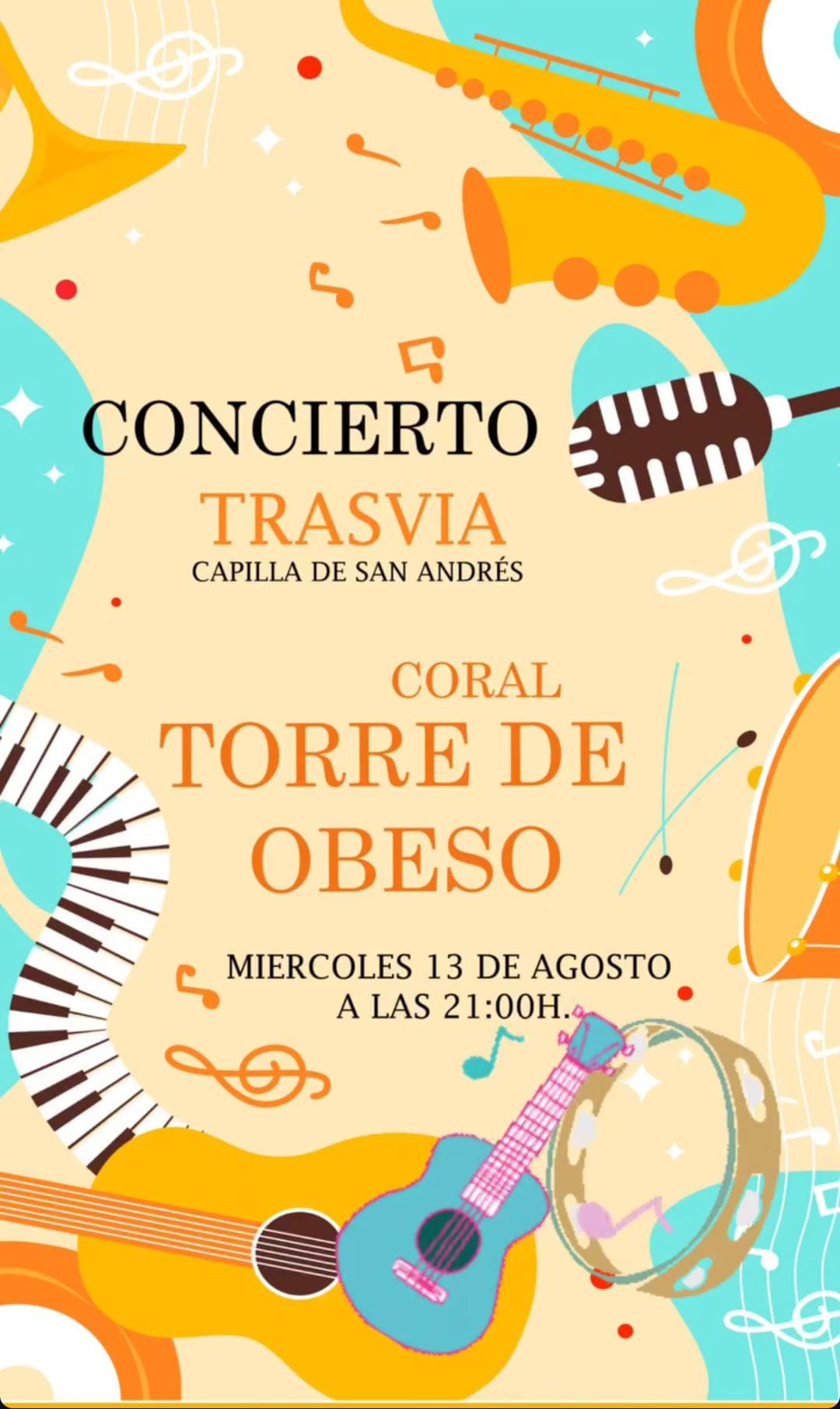 CHORAL CONCERT TORRE DE OBESO IN TRASVIA