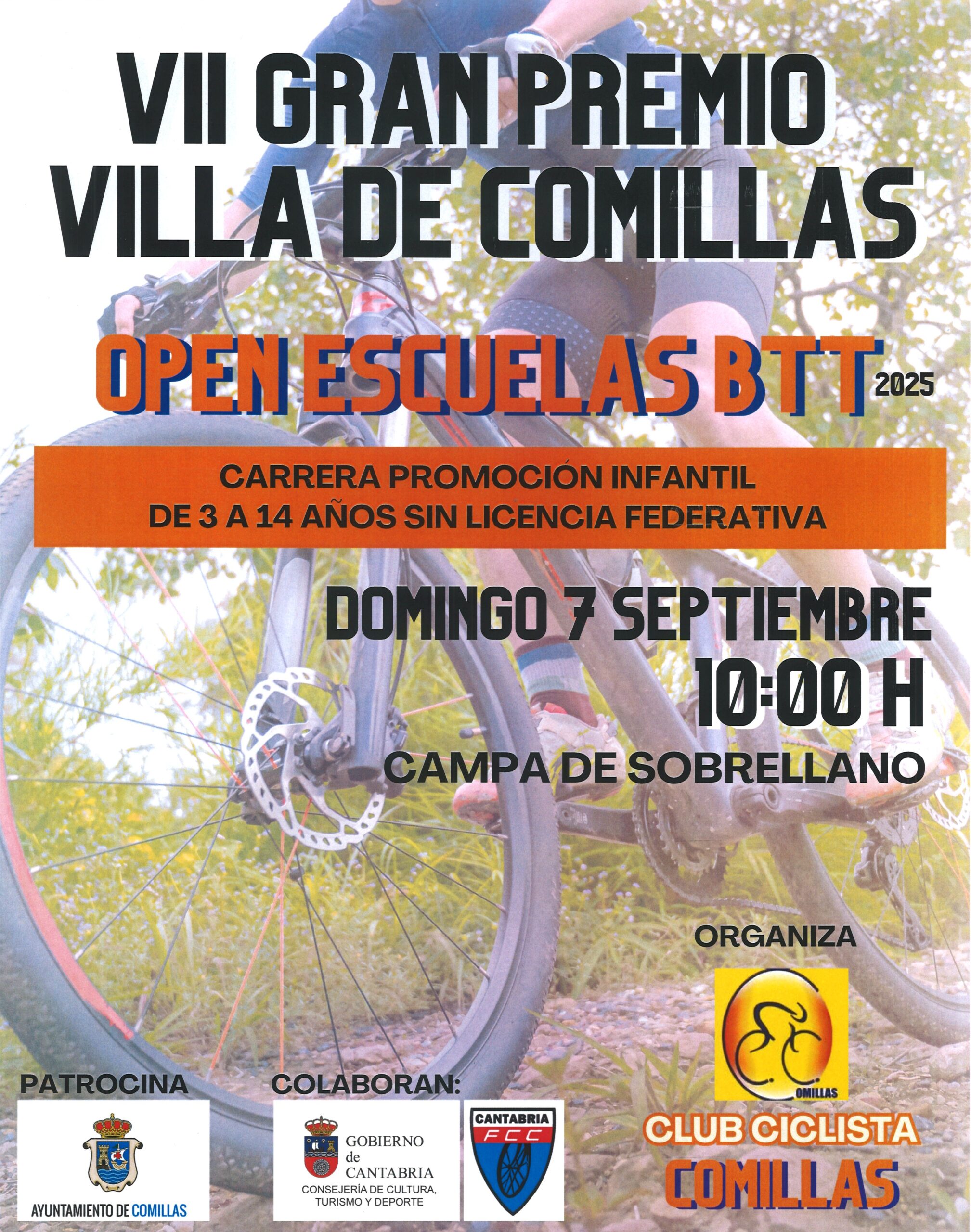 VII GRAN PREMIO VILLA DE COMILLAS. OPEN ESCUELAS BTT 2025