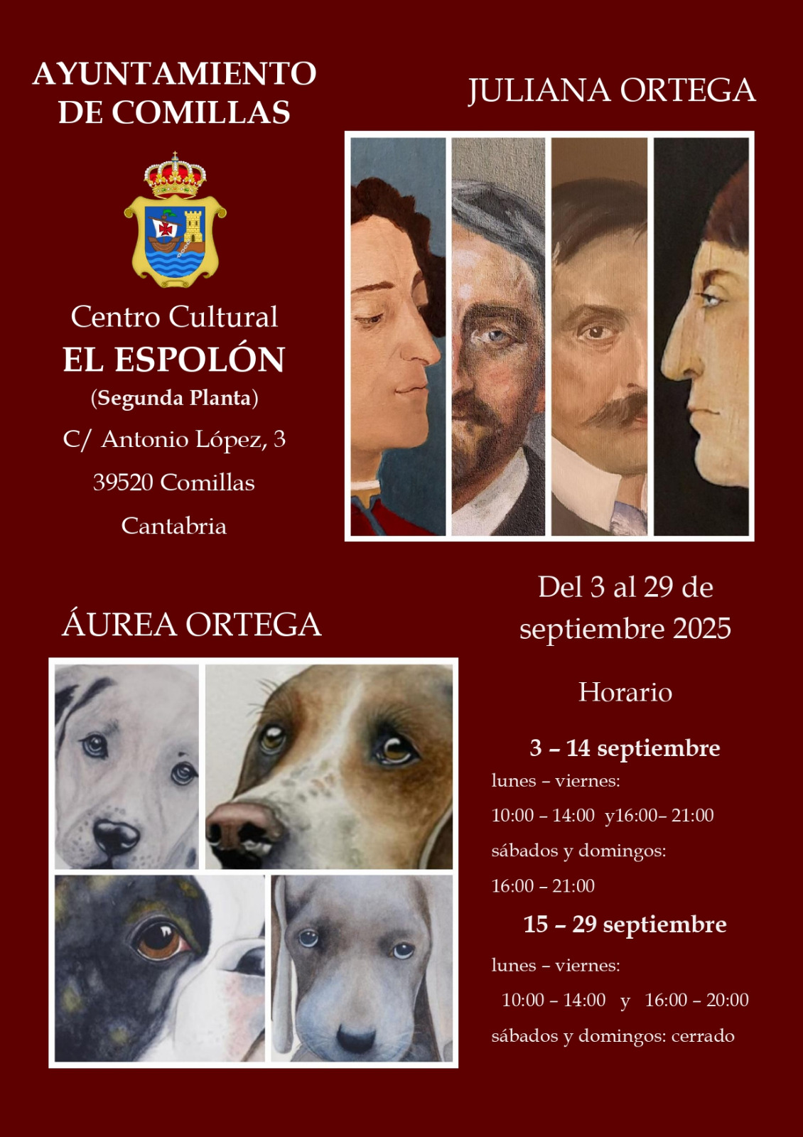 EXPOSICIÓN DE PINTURA JULIANA ORTEGA Y ÁUREA ORTEGA